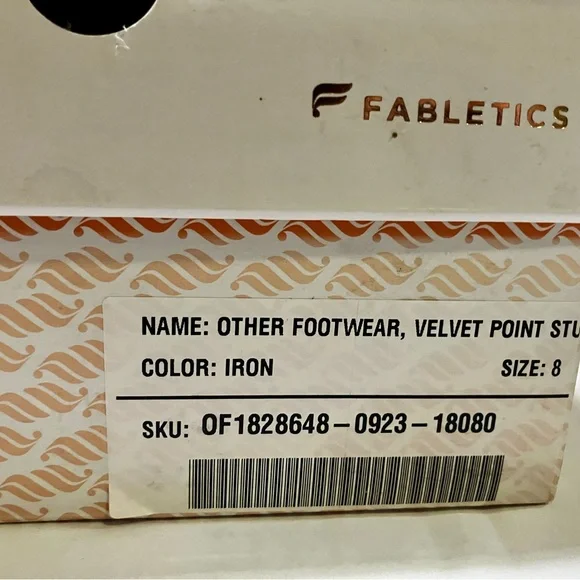 NWT Fabletics Black Kickboxing Velvet Foot Wrap -Size 8 - Picture 2 of 3